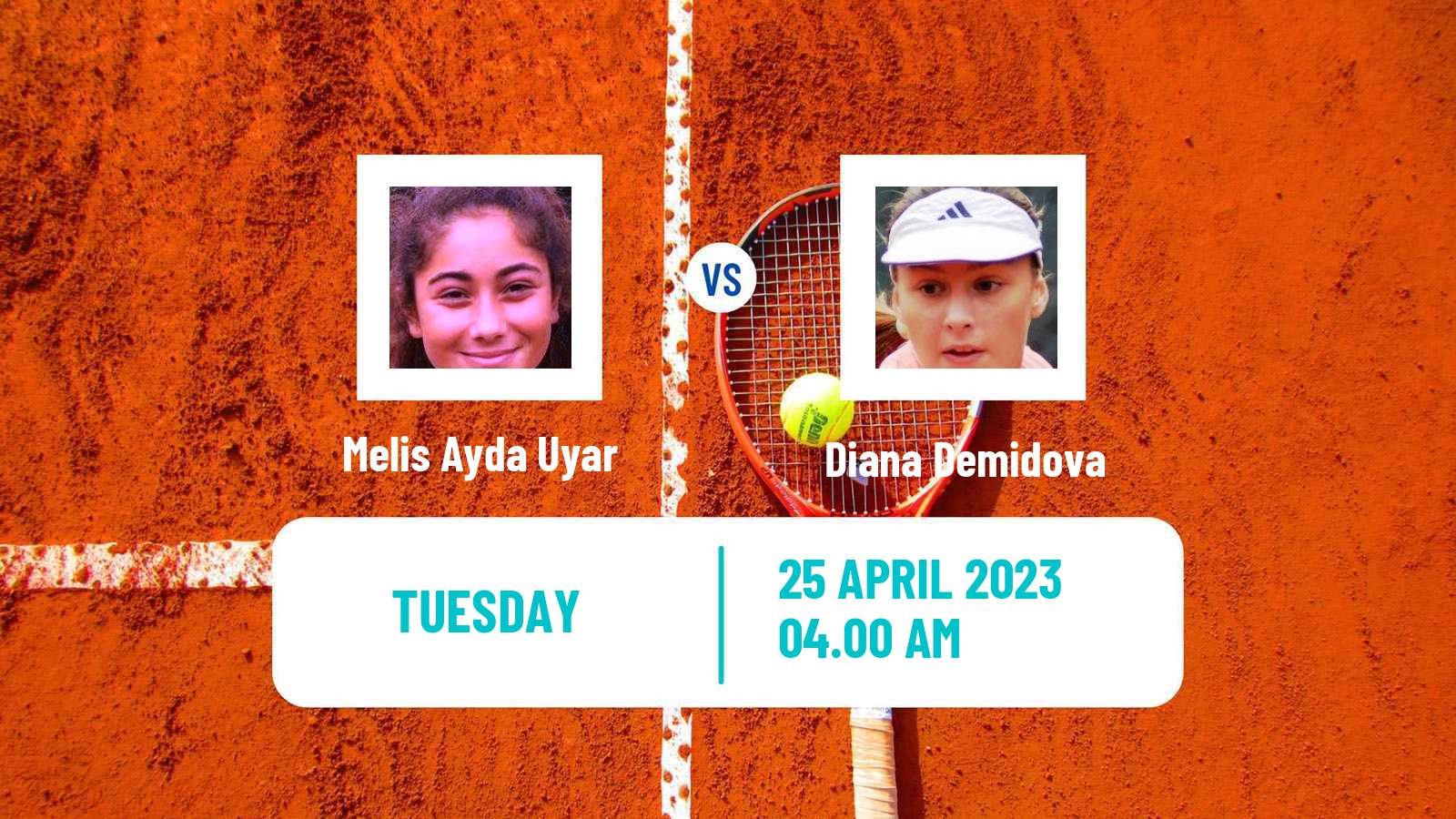 Tennis ITF Tournaments Melis Ayda Uyar - Diana Demidova