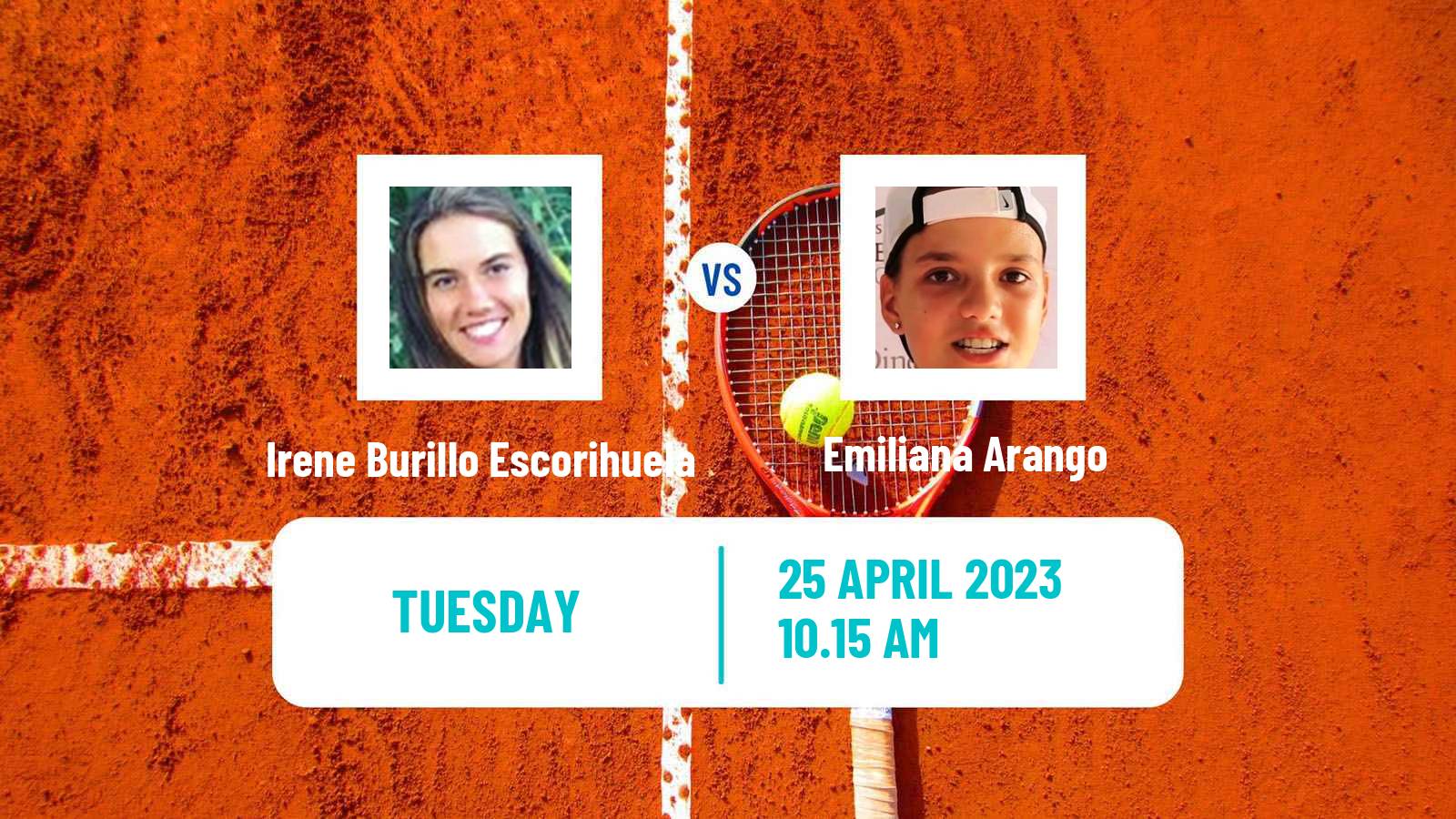 Tennis WTA Madrid Irene Burillo Escorihuela - Emiliana Arango