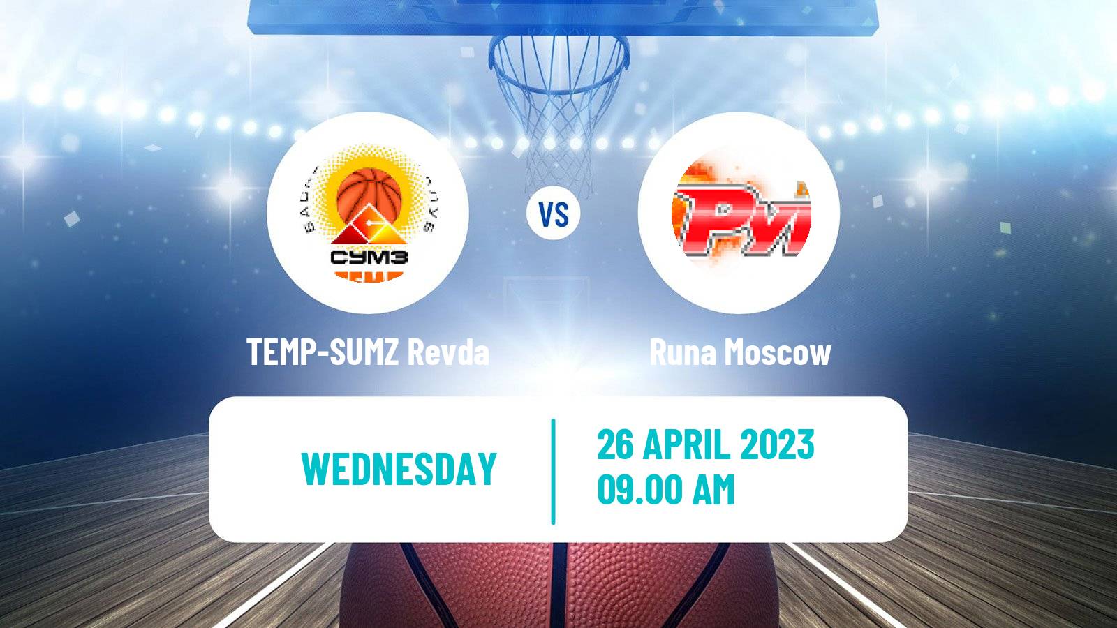 Basketball Russian Super League Basketball TEMP-SUMZ Revda - Runa Moscow