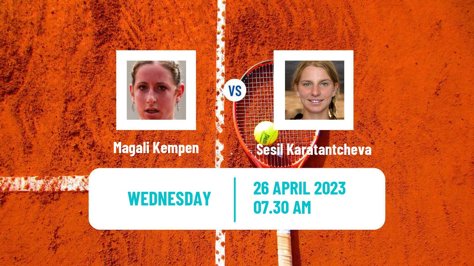 Tennis ITF Tournaments Magali Kempen - Sesil Karatantcheva