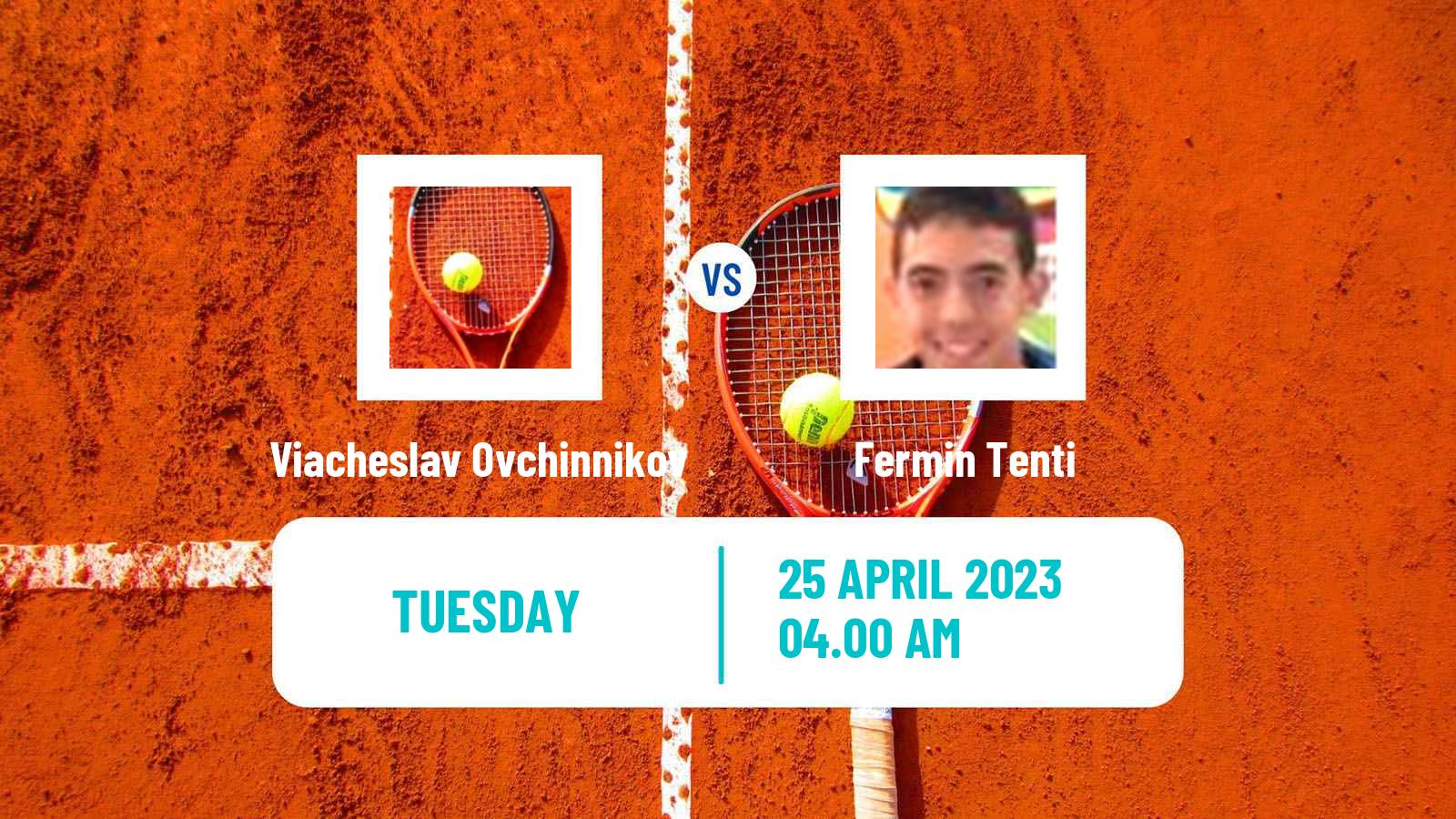 Tennis ITF Tournaments Viacheslav Ovchinnikov - Fermin Tenti