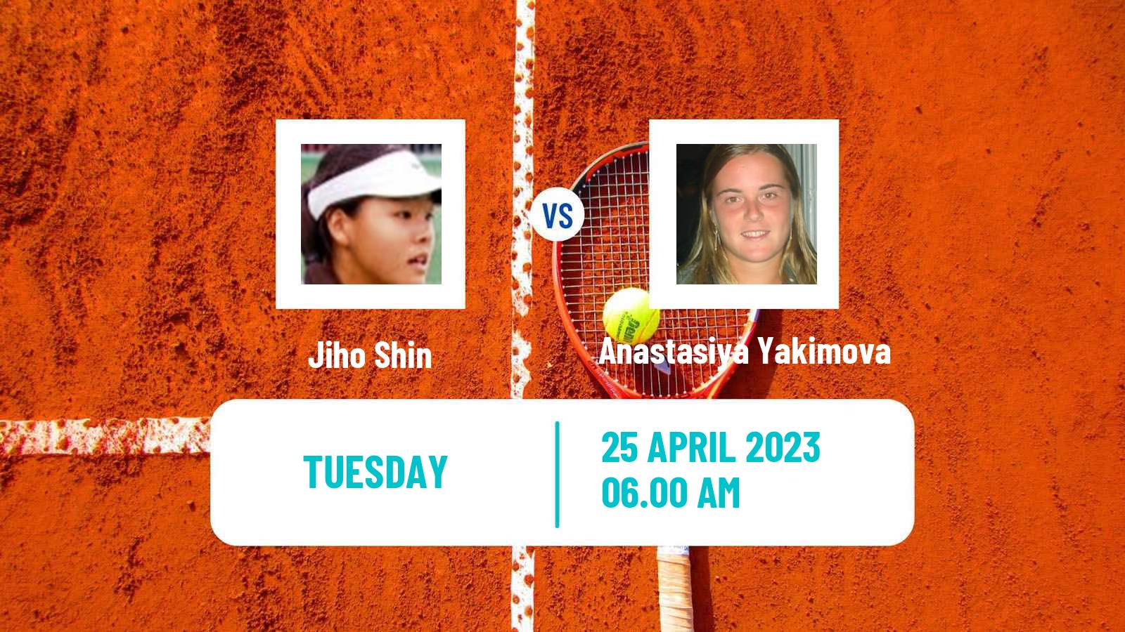 Tennis ITF Tournaments Jiho Shin - Anastasiya Yakimova