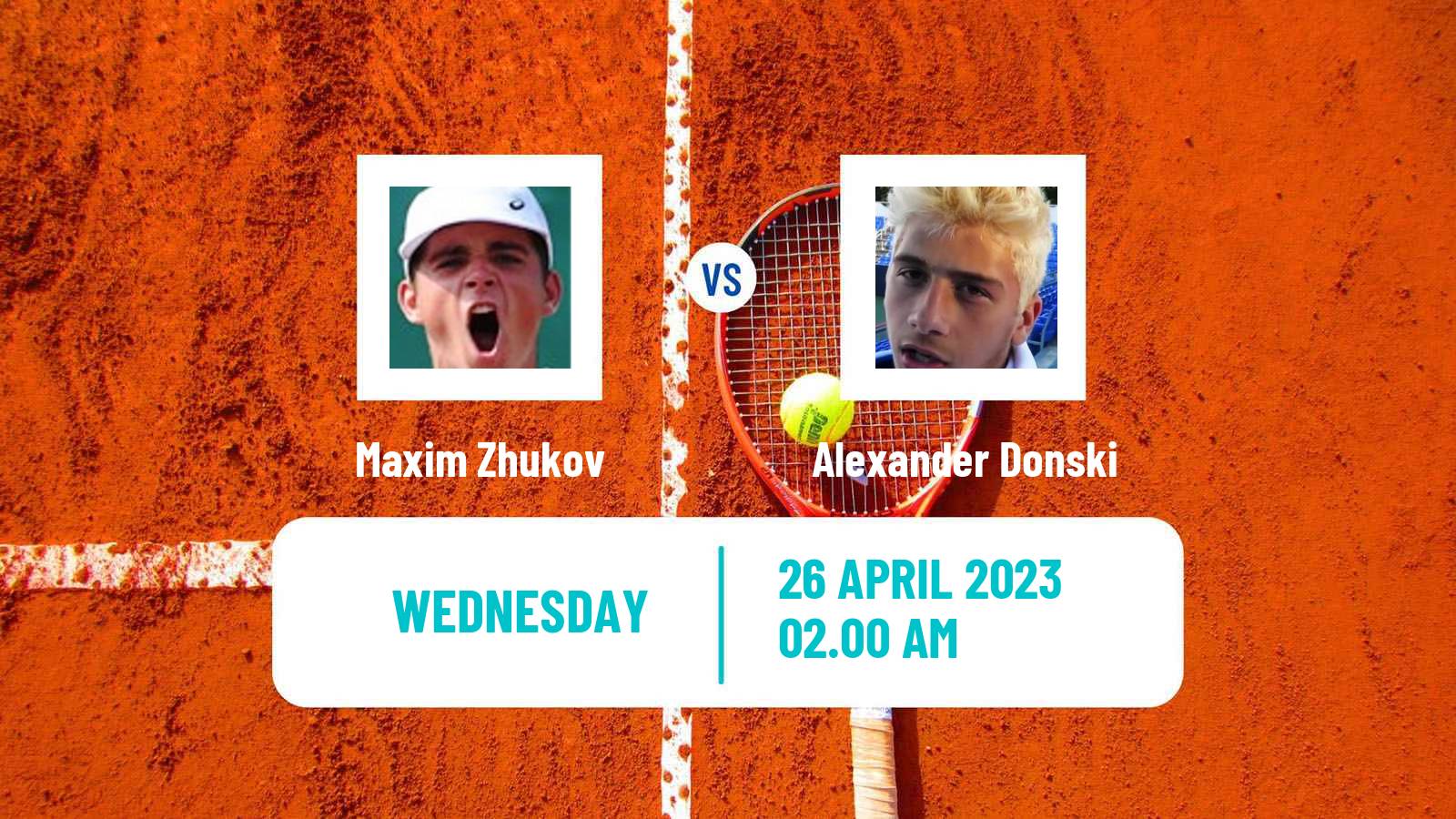 Tennis ITF Tournaments Maxim Zhukov - Alexander Donski