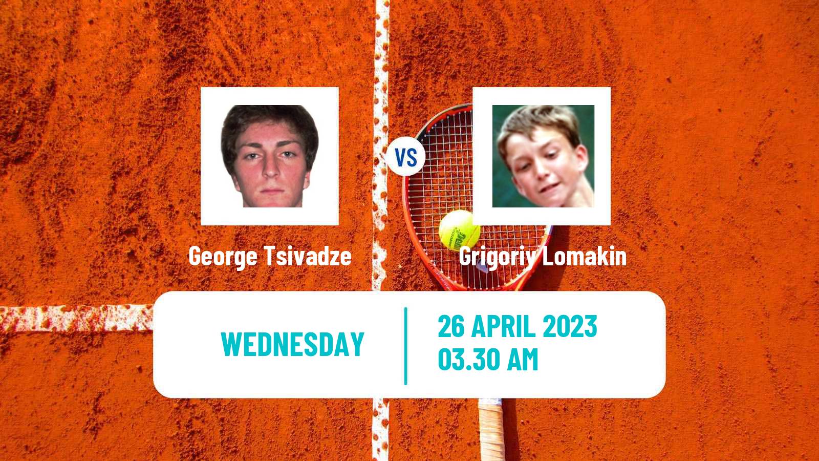 Tennis ITF Tournaments George Tsivadze - Grigoriy Lomakin