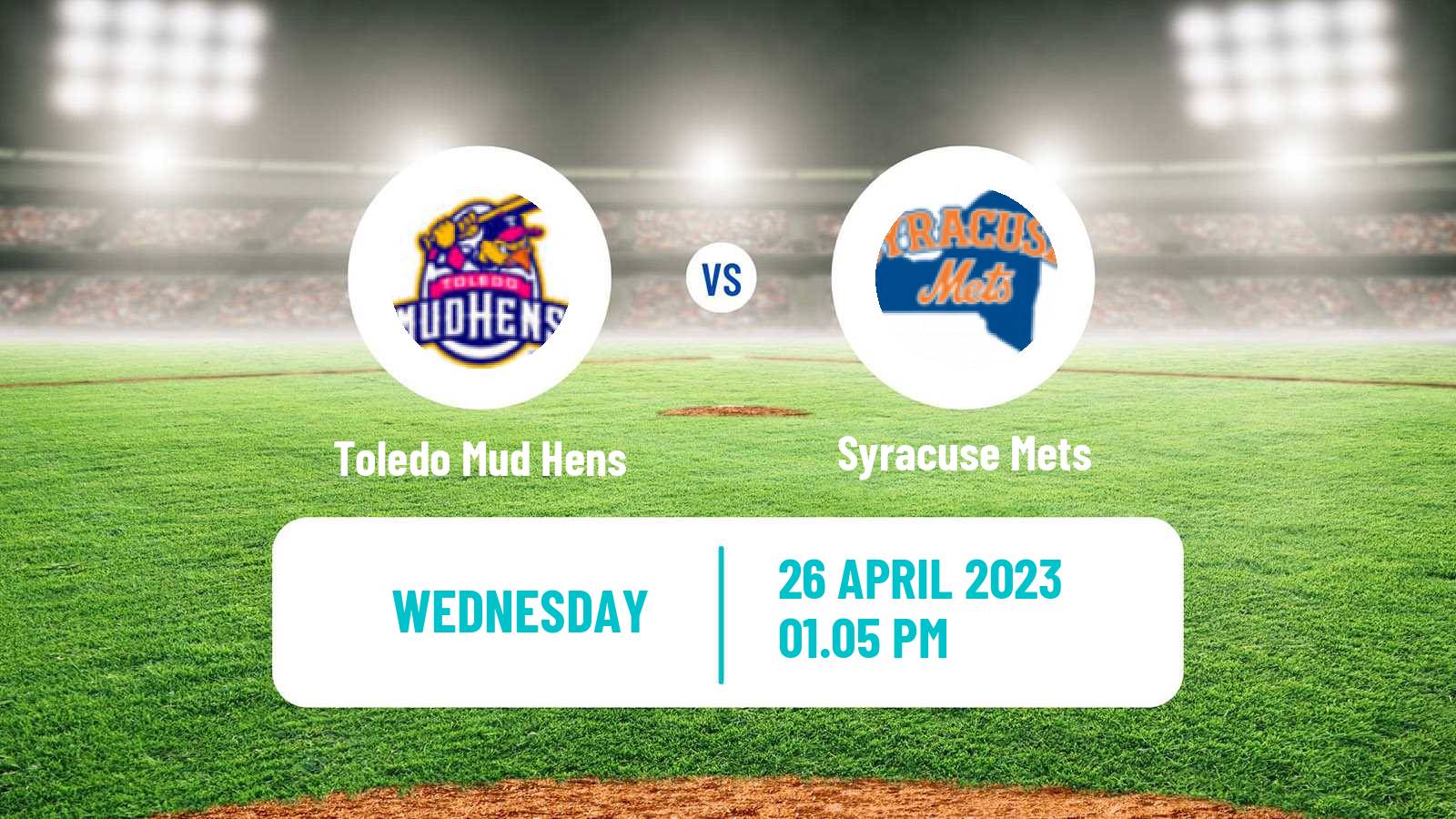 Baseball IL Toledo Mud Hens - Syracuse Mets