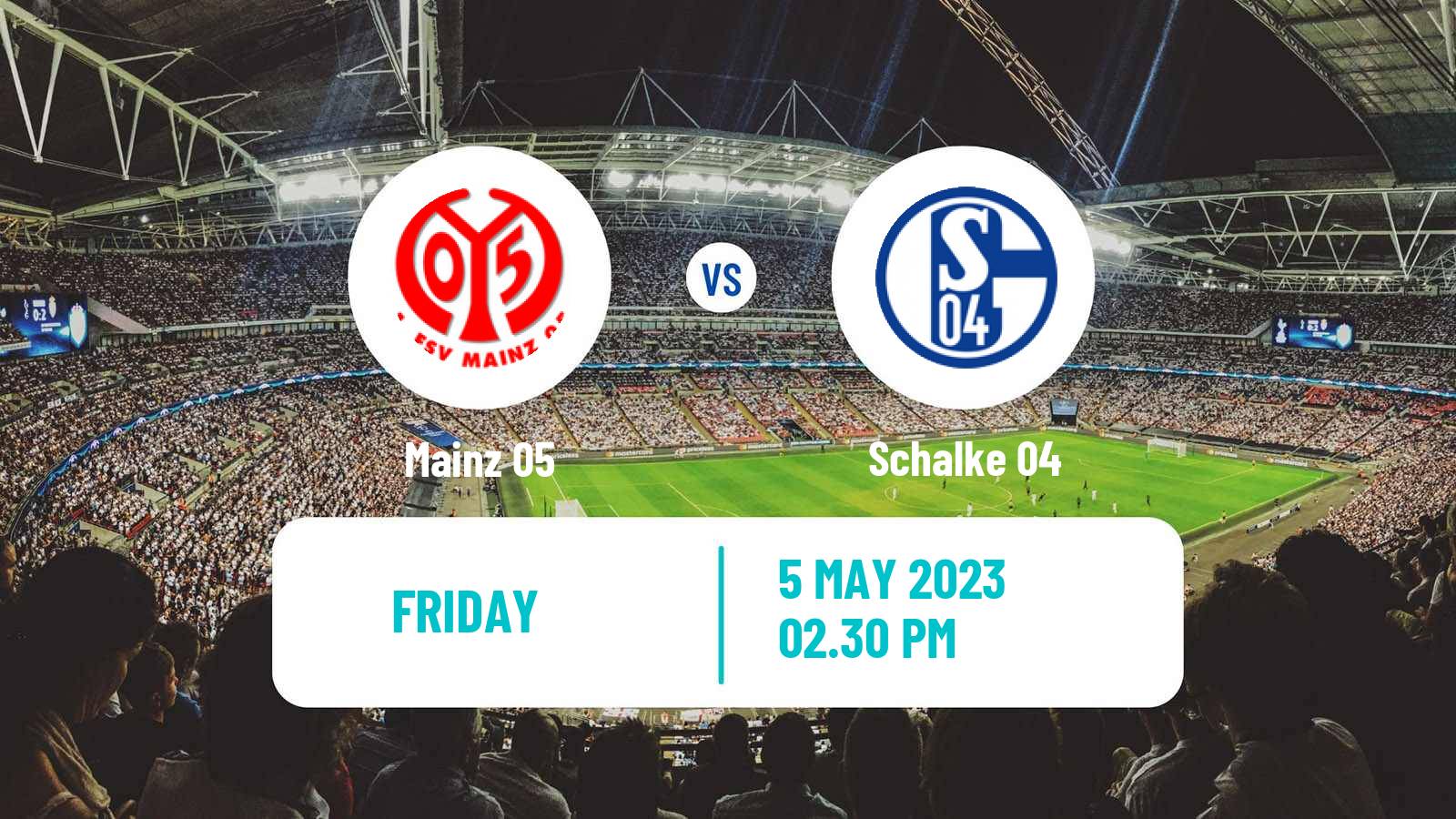 Soccer German Bundesliga Mainz - Schalke 04