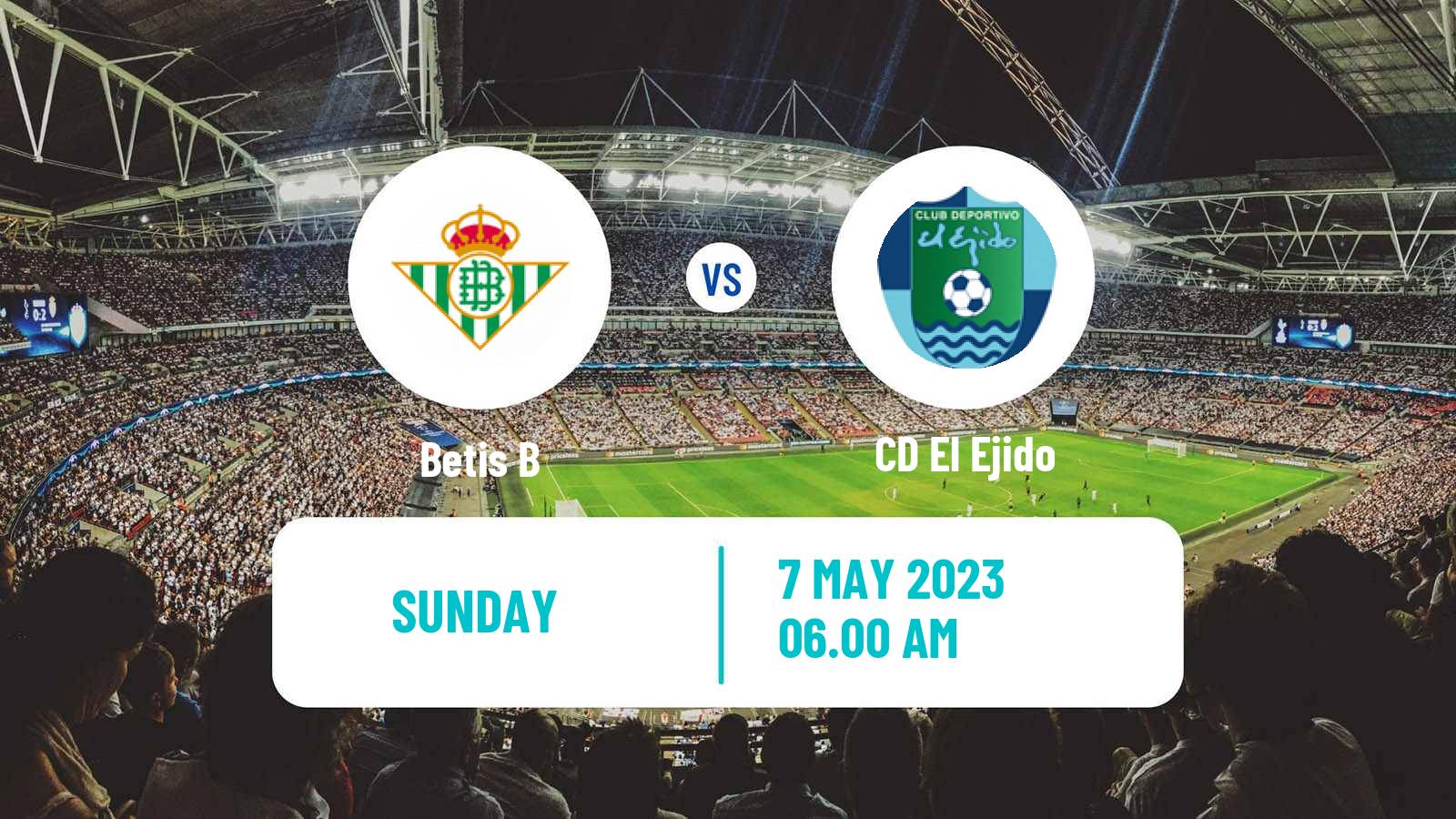 Soccer Spanish Segunda RFEF - Group 4 Betis B - El Ejido