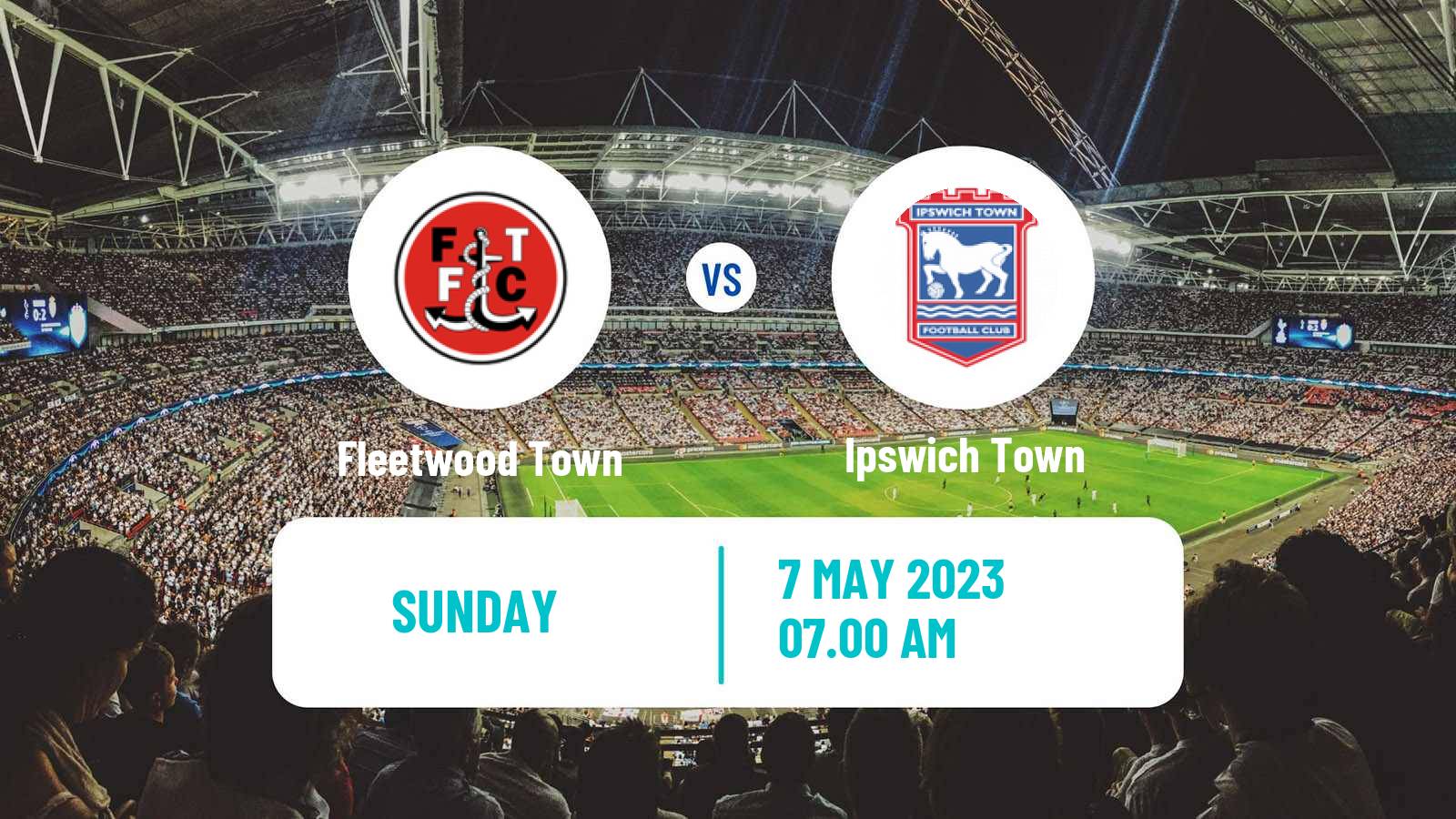 Soccer English League One Fleetwood Town - Ipswich Town