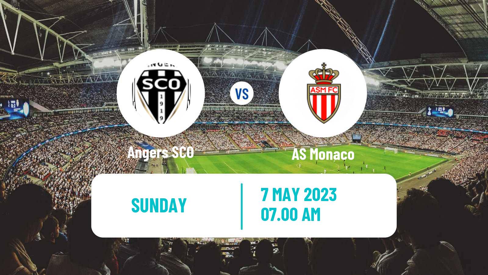 Soccer French Ligue 1 Angers - Monaco