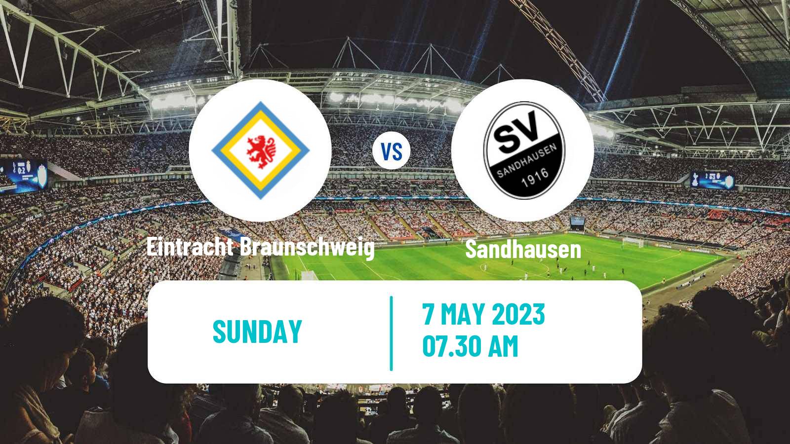 Soccer German 2 Bundesliga Eintracht Braunschweig - Sandhausen