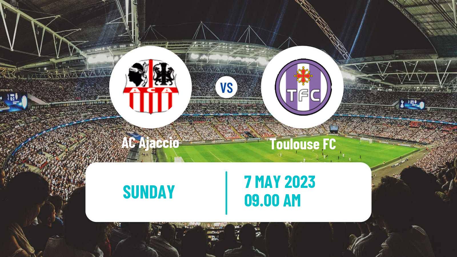 Soccer French Ligue 1 Ajaccio - Toulouse