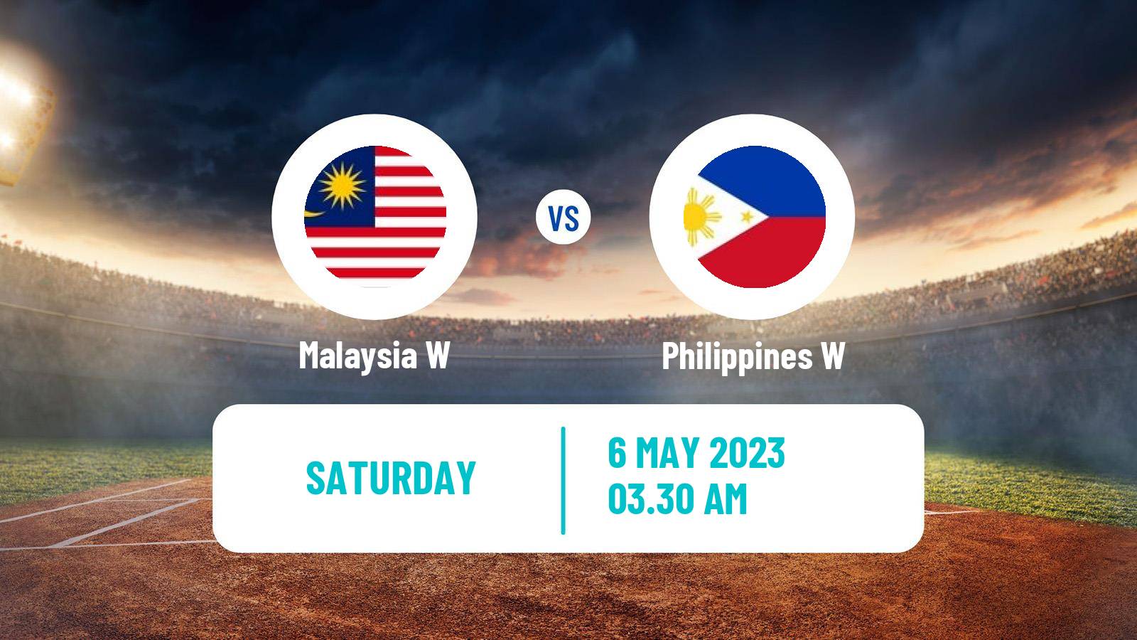 Cricket Southeast Asian Games T20 Women Malaysia W - Philippines W