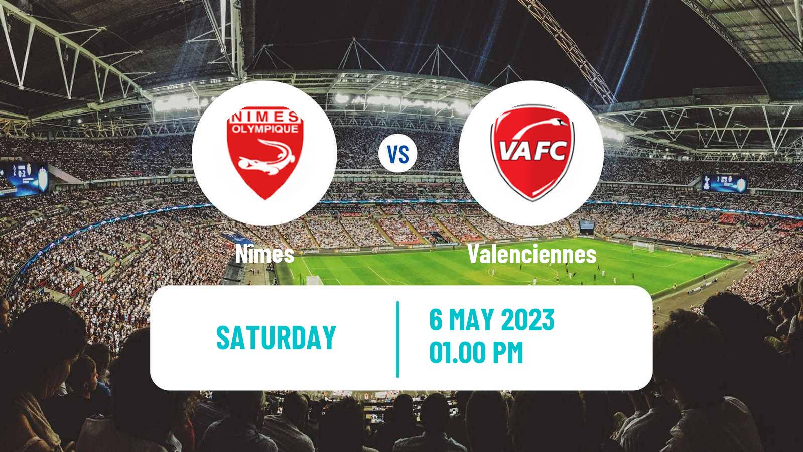 Soccer French Ligue 2 Nîmes - Valenciennes
