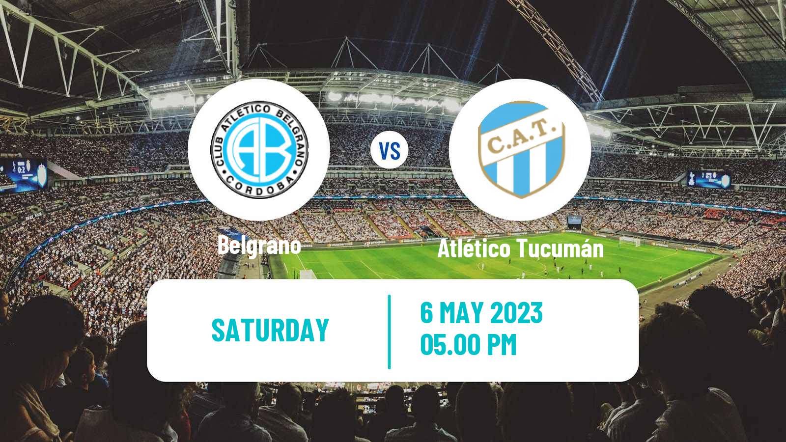 Soccer Argentinian Liga Profesional Belgrano - Atlético Tucumán