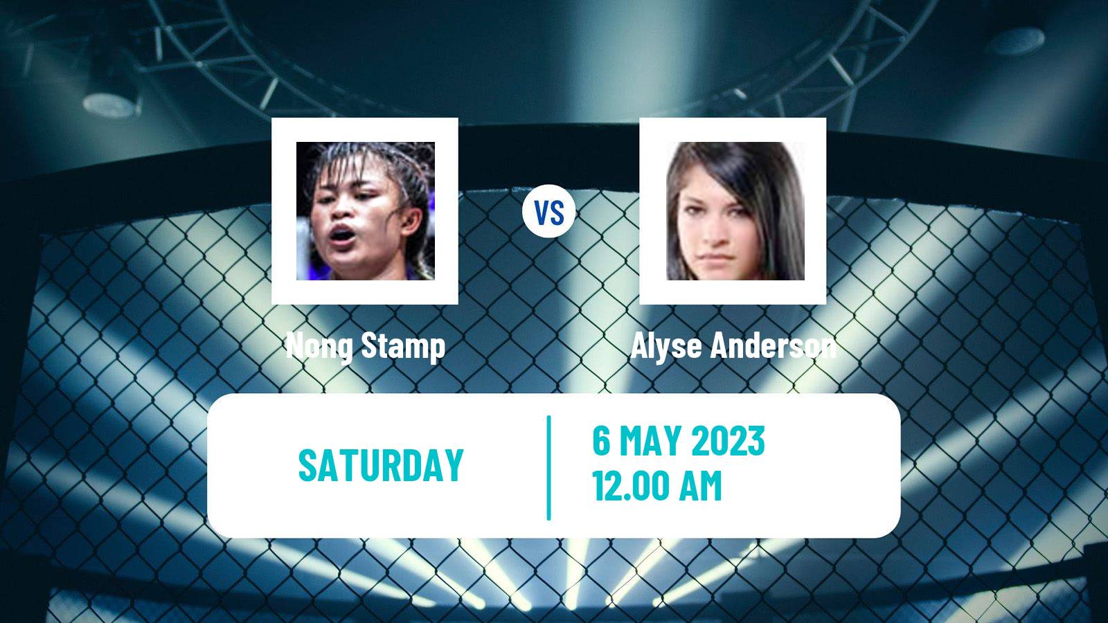 MMA MMA Nong Stamp - Alyse Anderson