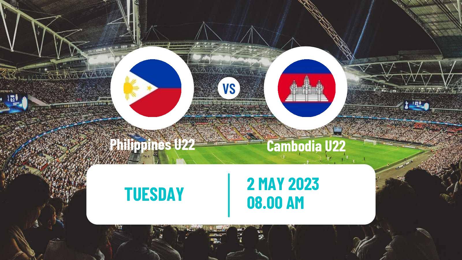 Soccer Southeast Asian Games Philippines U22 - Cambodia U22