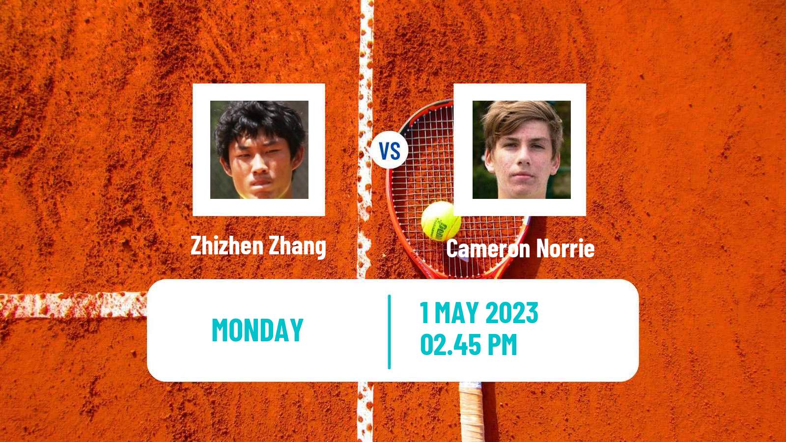 Tennis ATP Madrid Zhizhen Zhang - Cameron Norrie