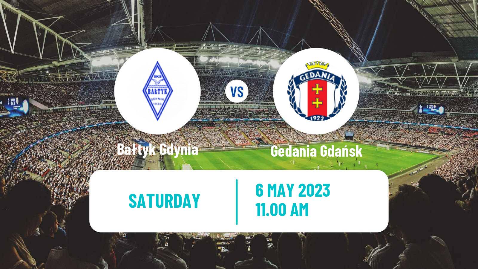 Soccer Polish Division 3 - Group II Bałtyk Gdynia - Gedania Gdańsk