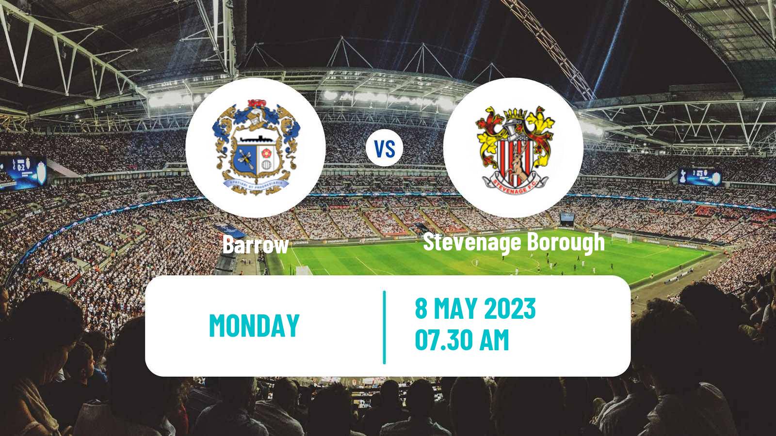 Soccer English League Two Barrow - Stevenage Borough