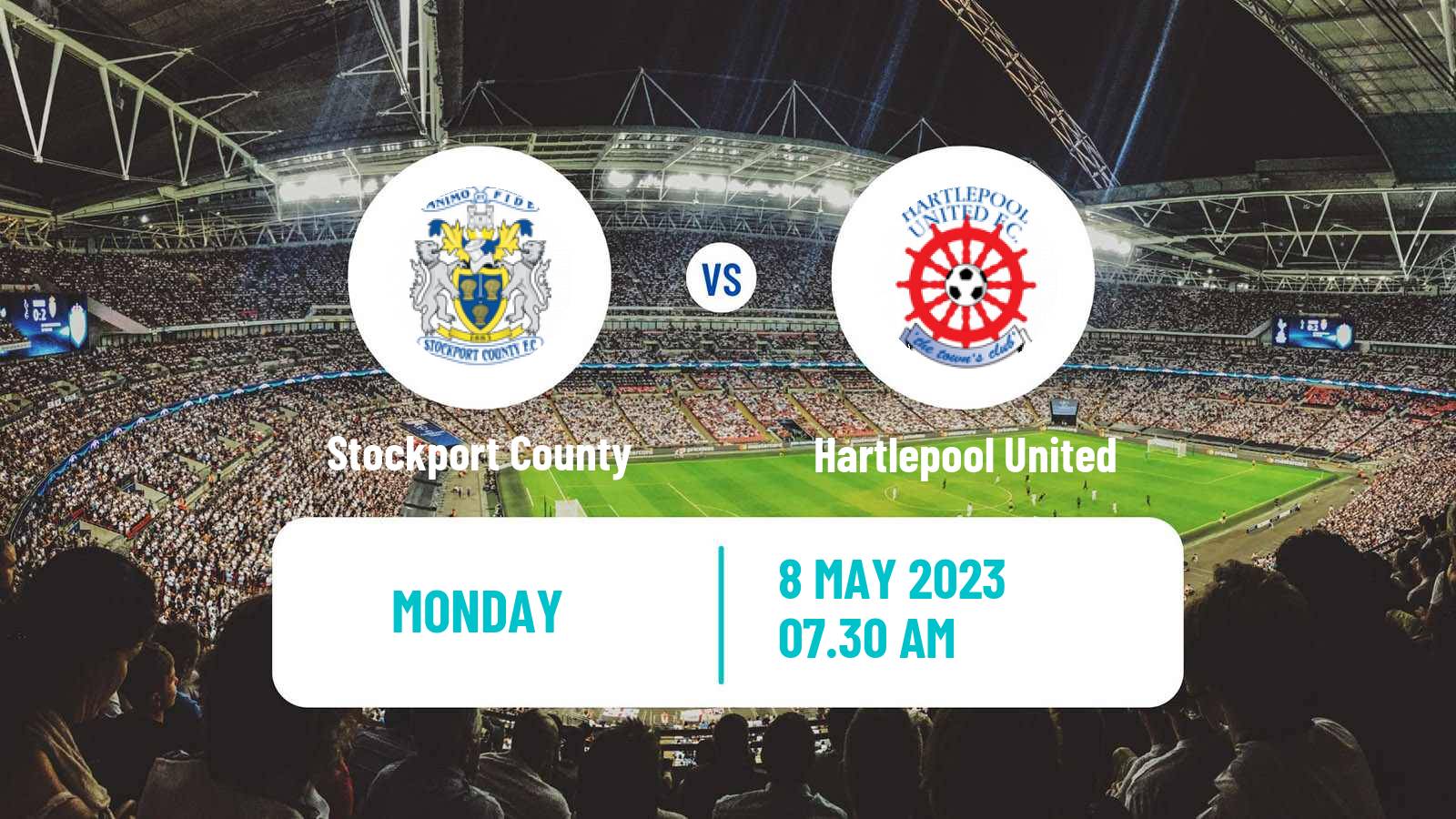 Soccer English League Two Stockport County - Hartlepool United
