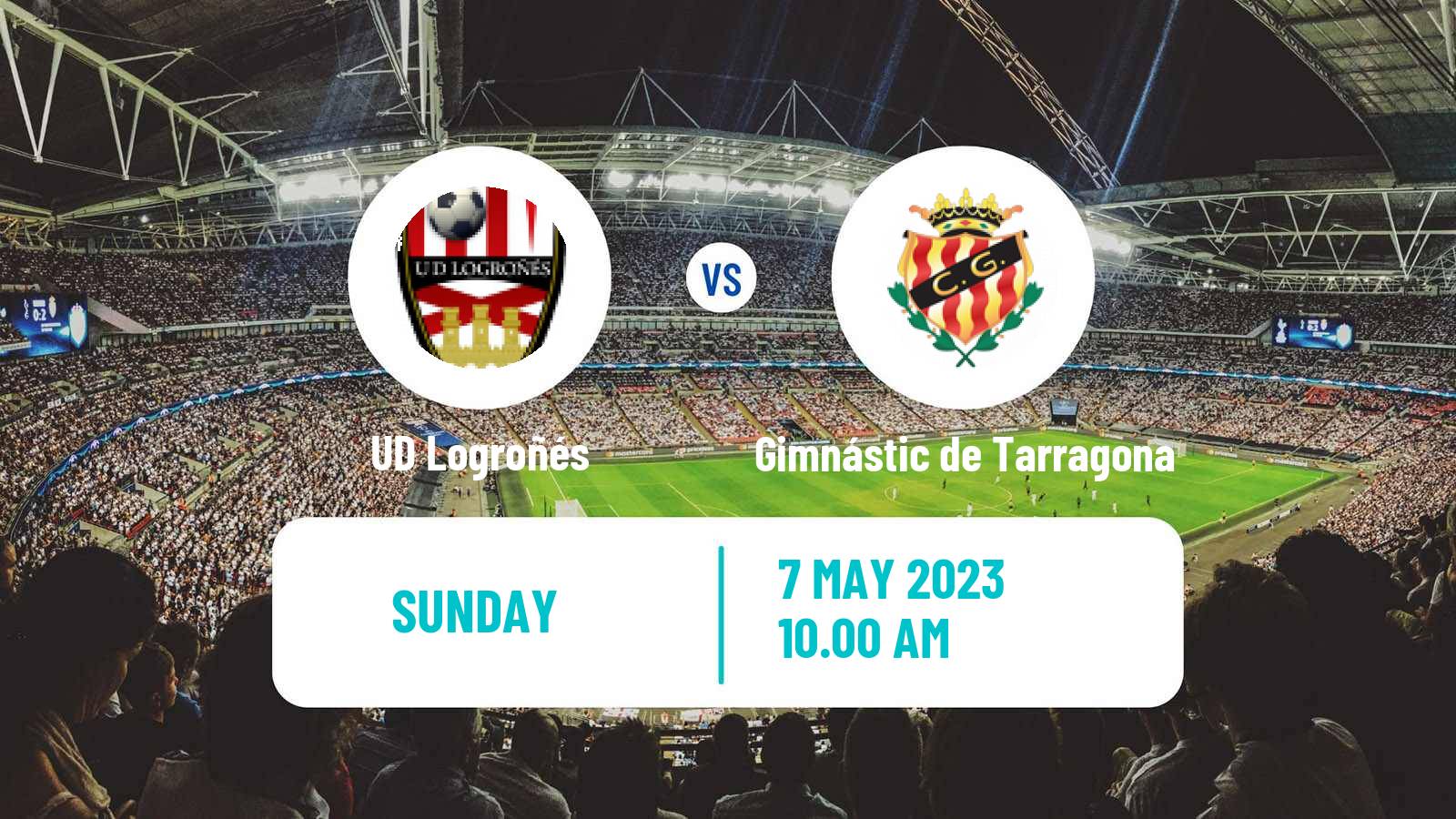 Soccer Spanish Primera RFEF Group 2 UD Logroñés - Gimnástic de Tarragona