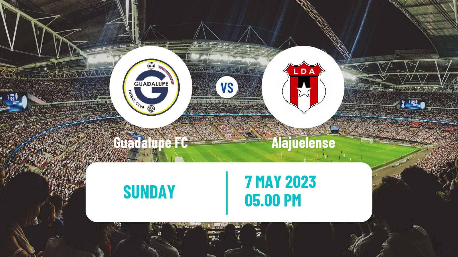 Soccer Costa Rican Primera Division Guadalupe - Alajuelense