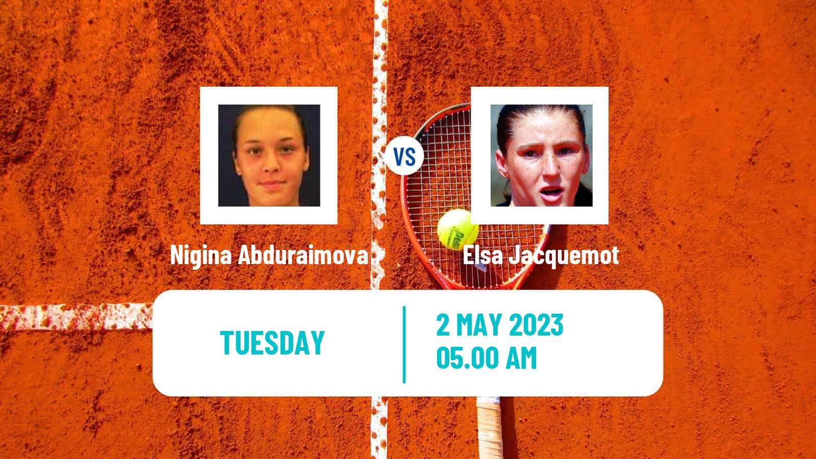 Tennis ATP Challenger Nigina Abduraimova - Elsa Jacquemot
