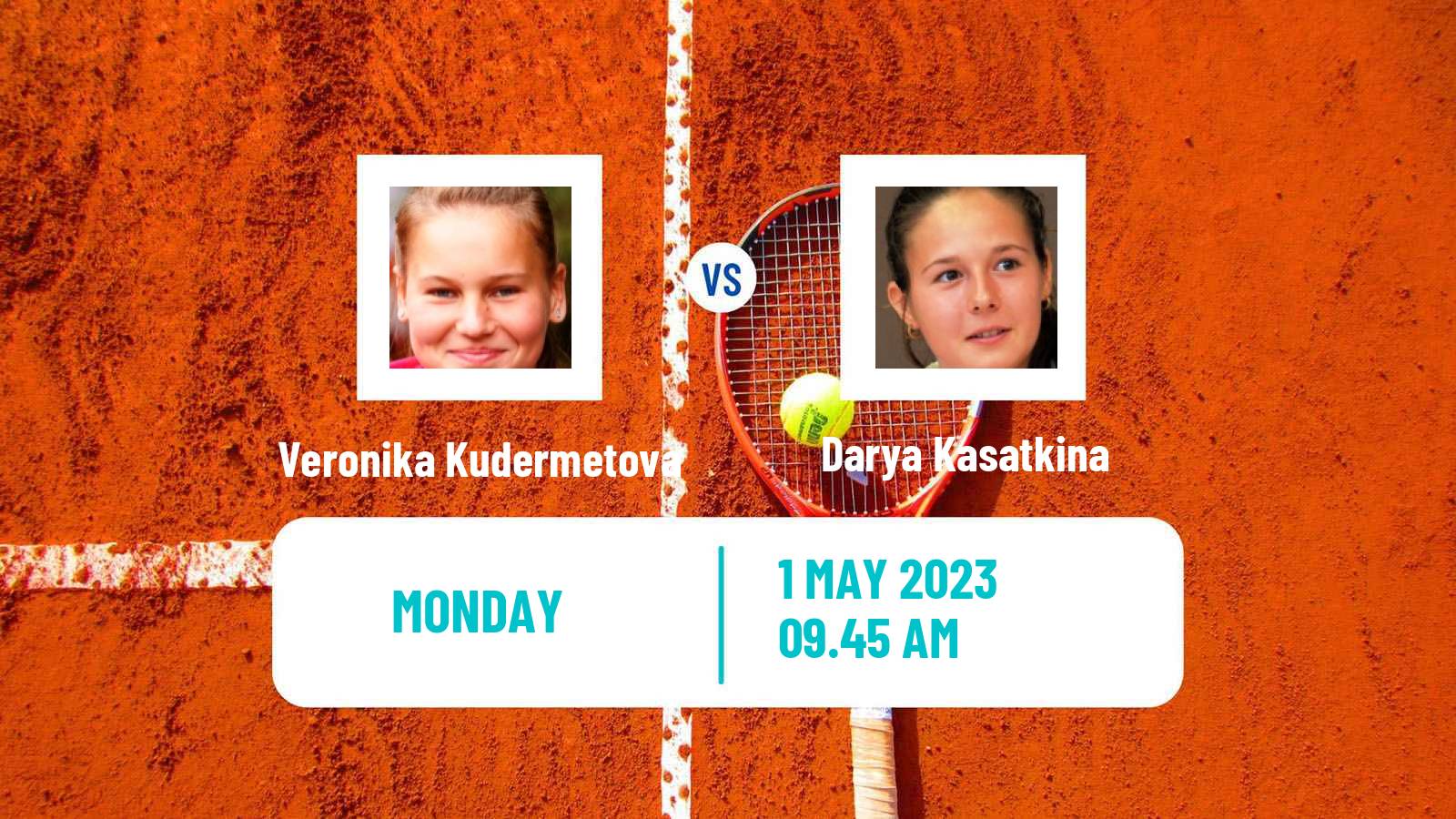 Tennis WTA Madrid Veronika Kudermetova - Darya Kasatkina