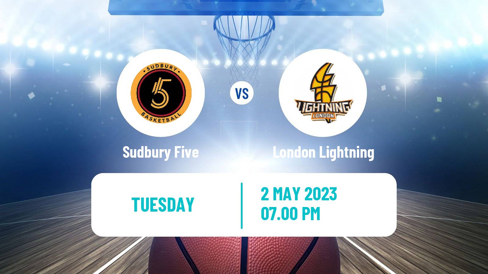 Basketball Canadian NBL Sudbury Five - London Lightning