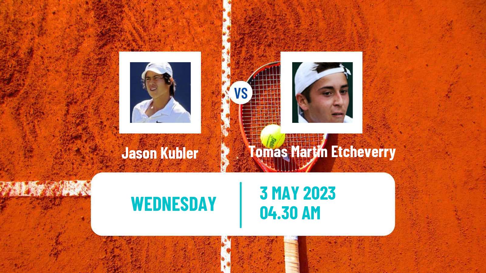 Tennis ATP Challenger Jason Kubler - Tomas Martin Etcheverry