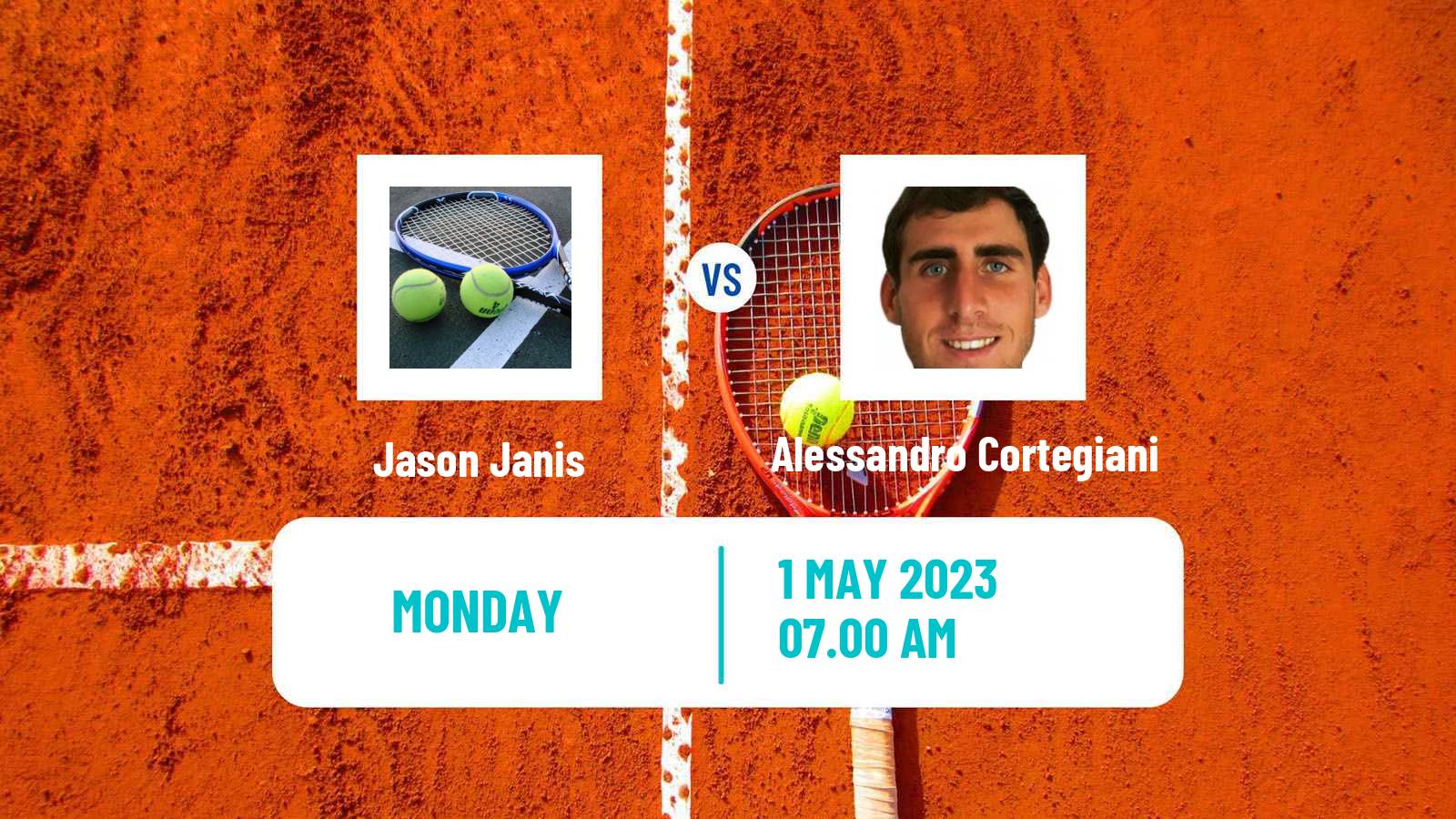 Tennis ITF Tournaments Jason Janis - Alessandro Cortegiani