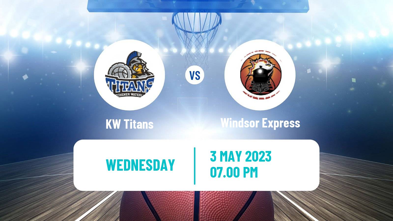 Basketball Canadian NBL KW Titans - Windsor Express