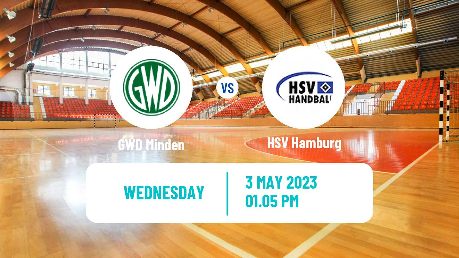 Handball German Bundesliga Handball GWD Minden - HSV Hamburg