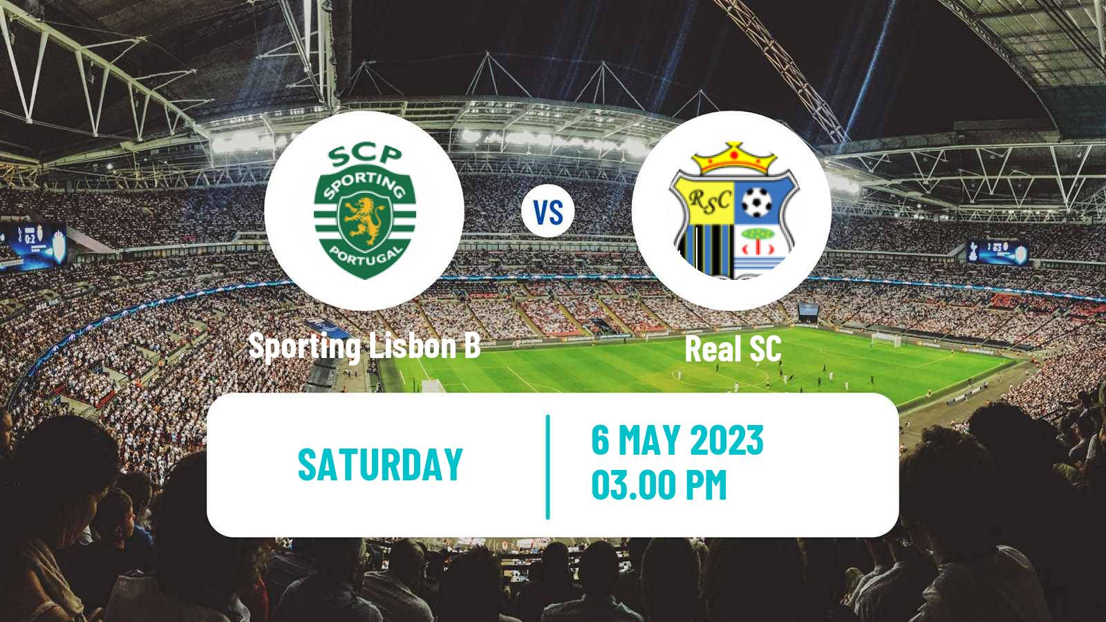 Soccer Portuguese Liga 3 Sporting Lisbon B - Real SC