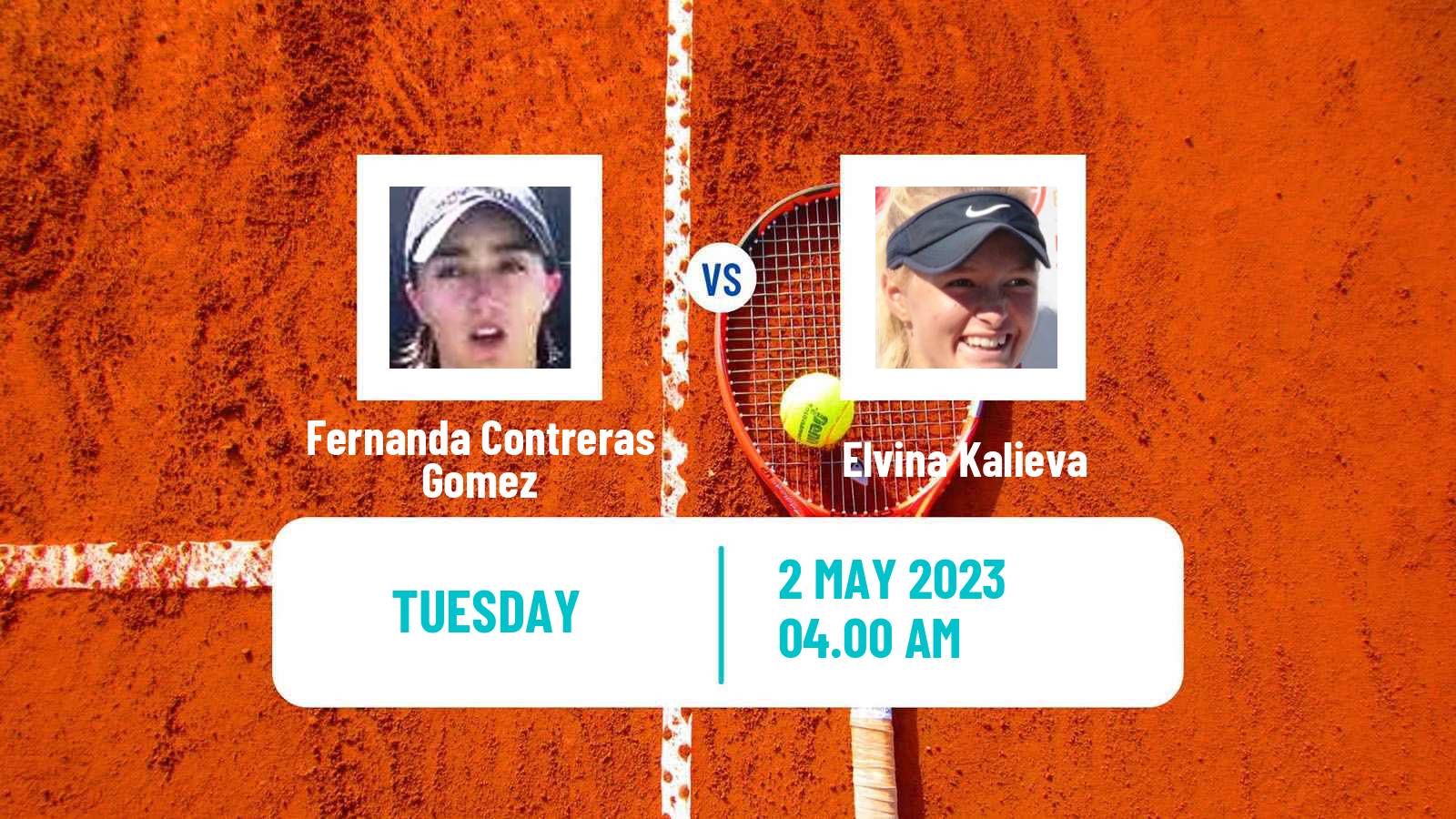 Tennis ITF Tournaments Fernanda Contreras Gomez - Elvina Kalieva