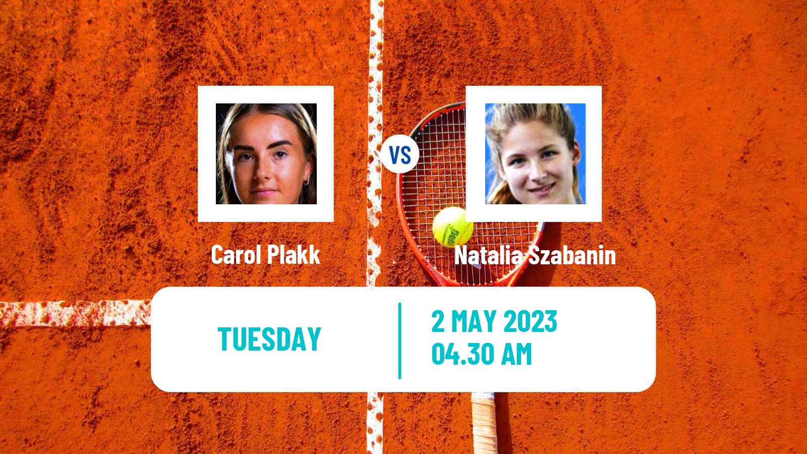 Tennis ITF Tournaments Carol Plakk - Natalia Szabanin