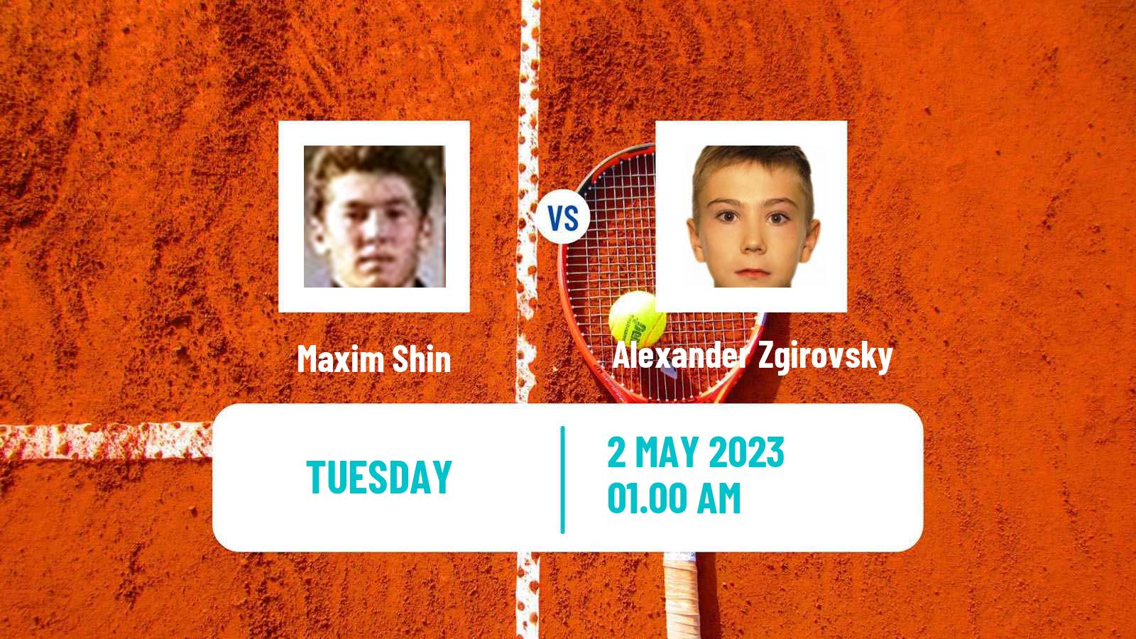 Tennis ITF Tournaments Maxim Shin - Alexander Zgirovsky