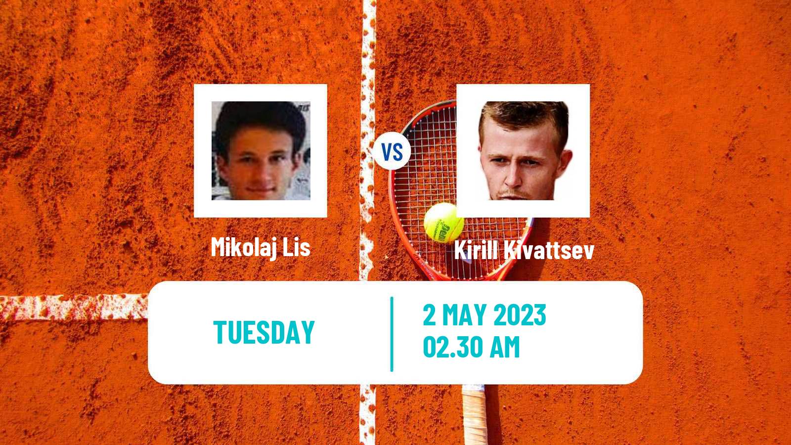 Tennis ITF Tournaments Mikolaj Lis - Kirill Kivattsev