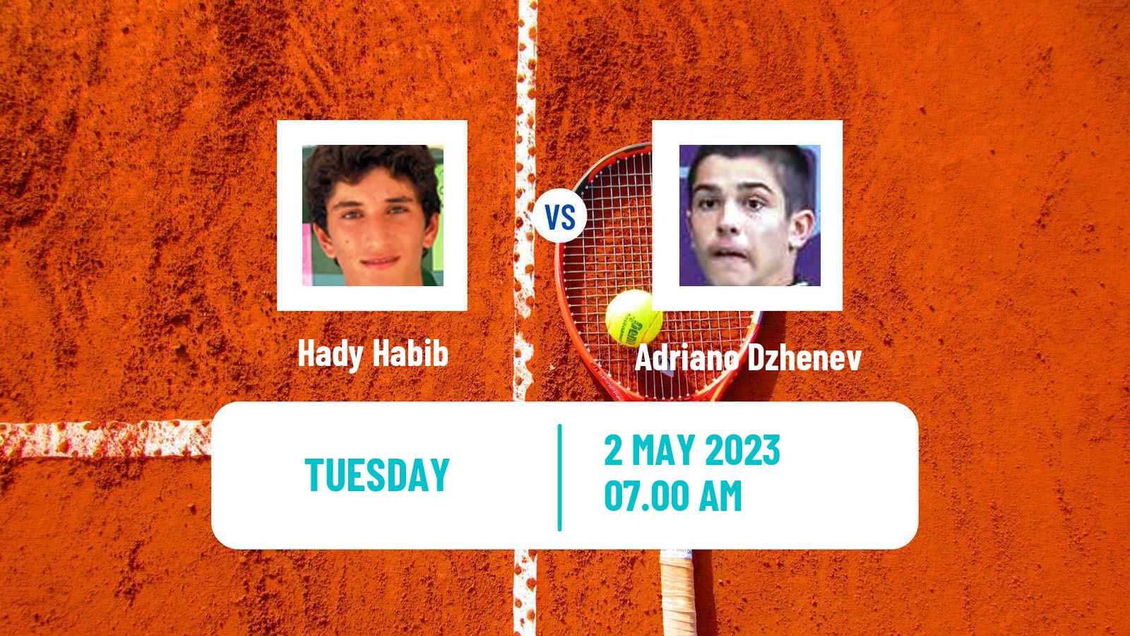 Tennis ITF Tournaments Hady Habib - Adriano Dzhenev