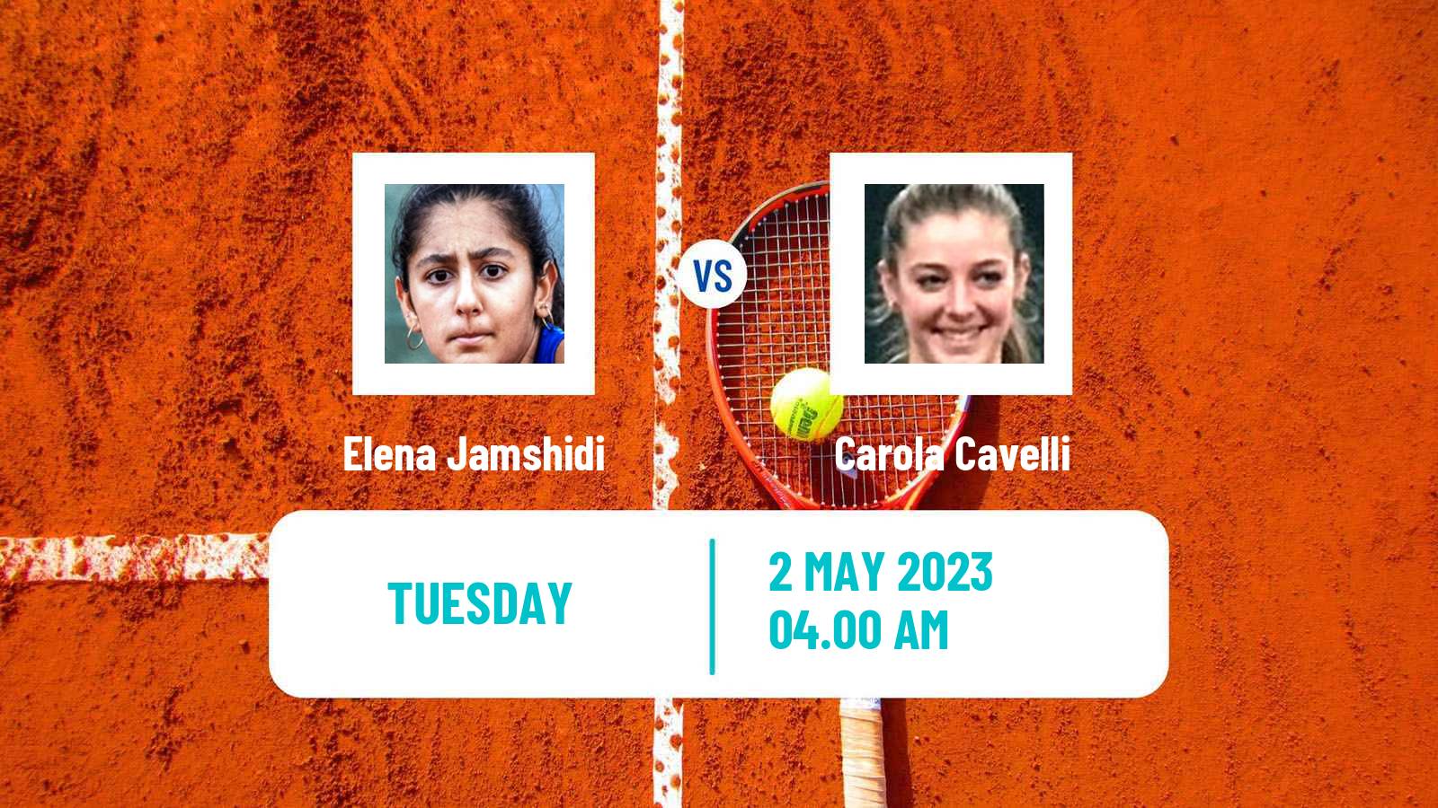 Tennis ITF Tournaments Elena Jamshidi - Carola Cavelli