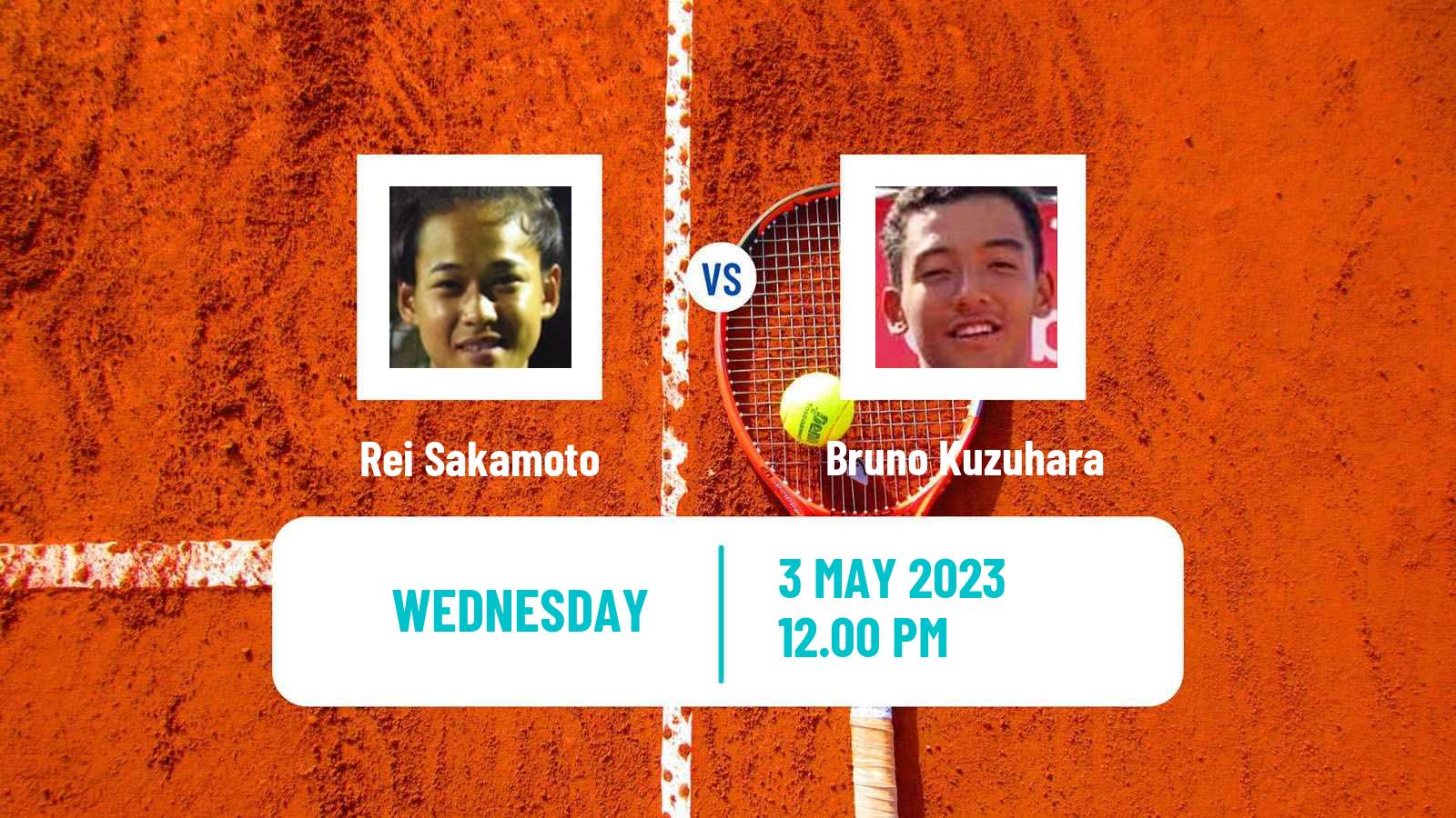 Tennis ITF Tournaments Rei Sakamoto - Bruno Kuzuhara