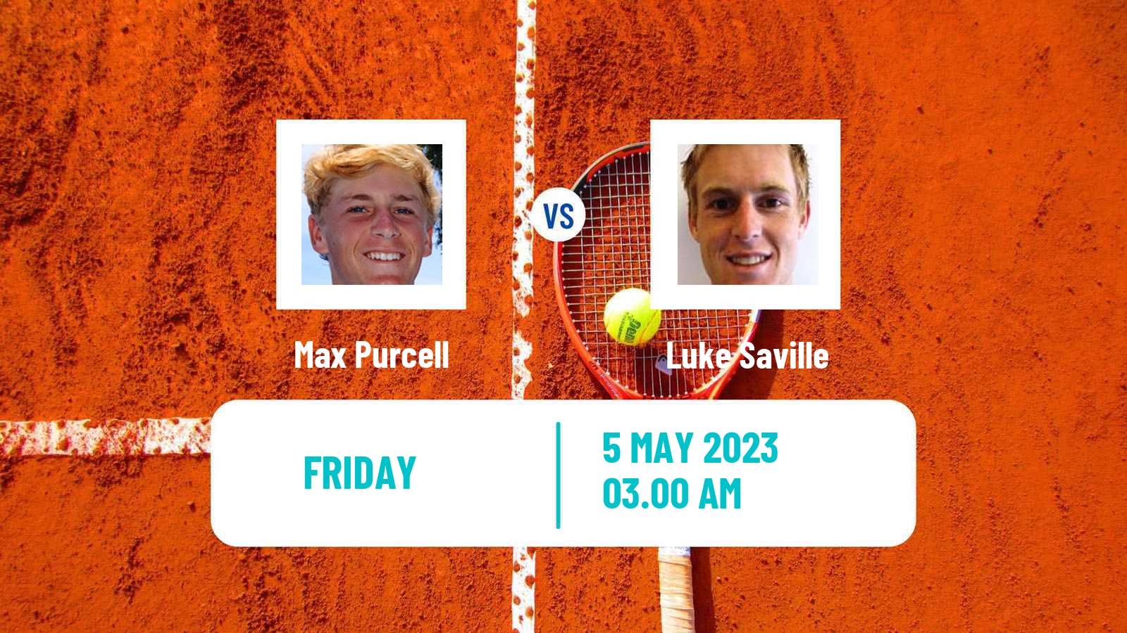Tennis ATP Challenger Max Purcell - Luke Saville