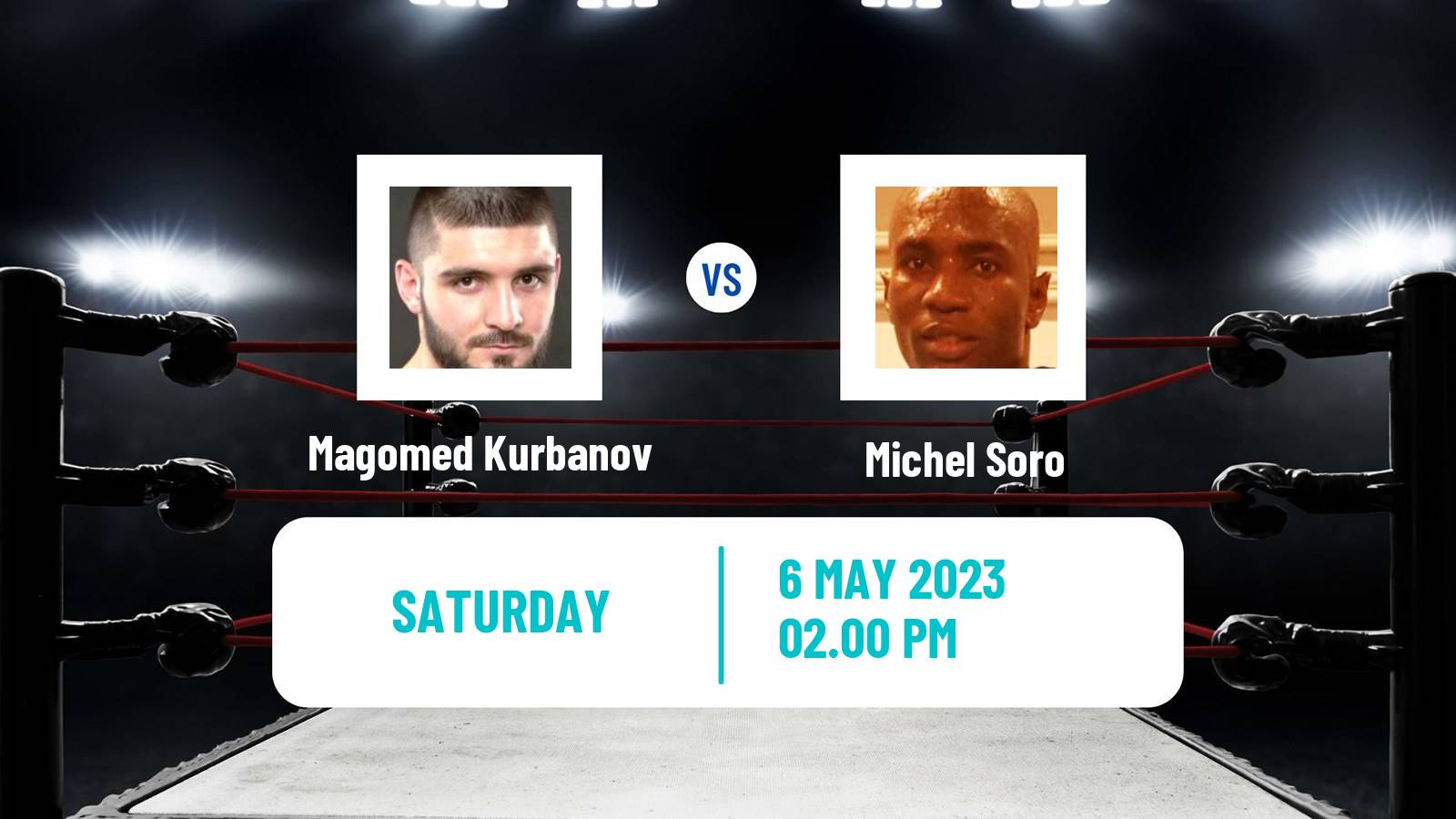 Boxing Boxing Magomed Kurbanov - Michel Soro