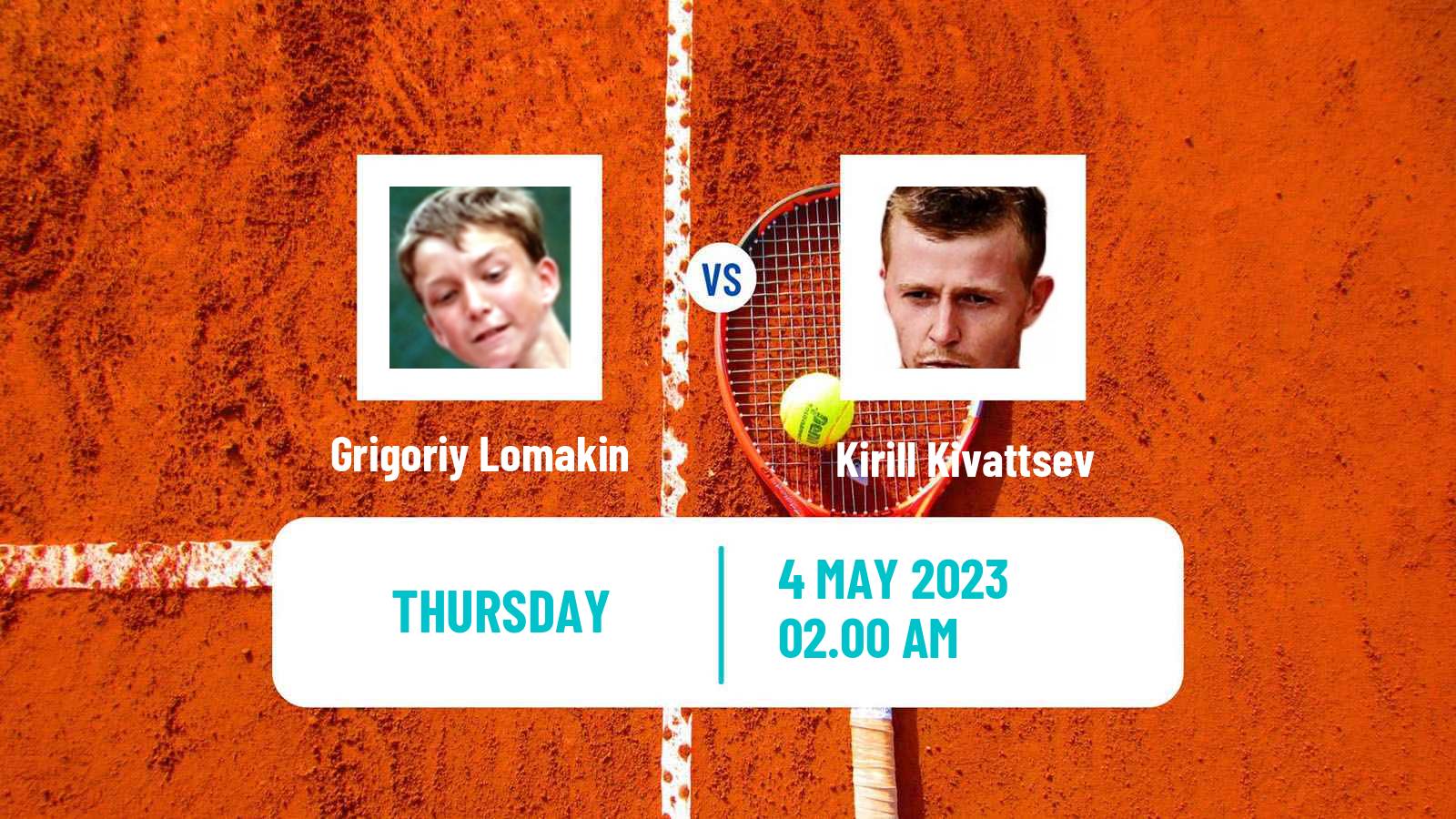 Tennis ITF Tournaments Grigoriy Lomakin - Kirill Kivattsev