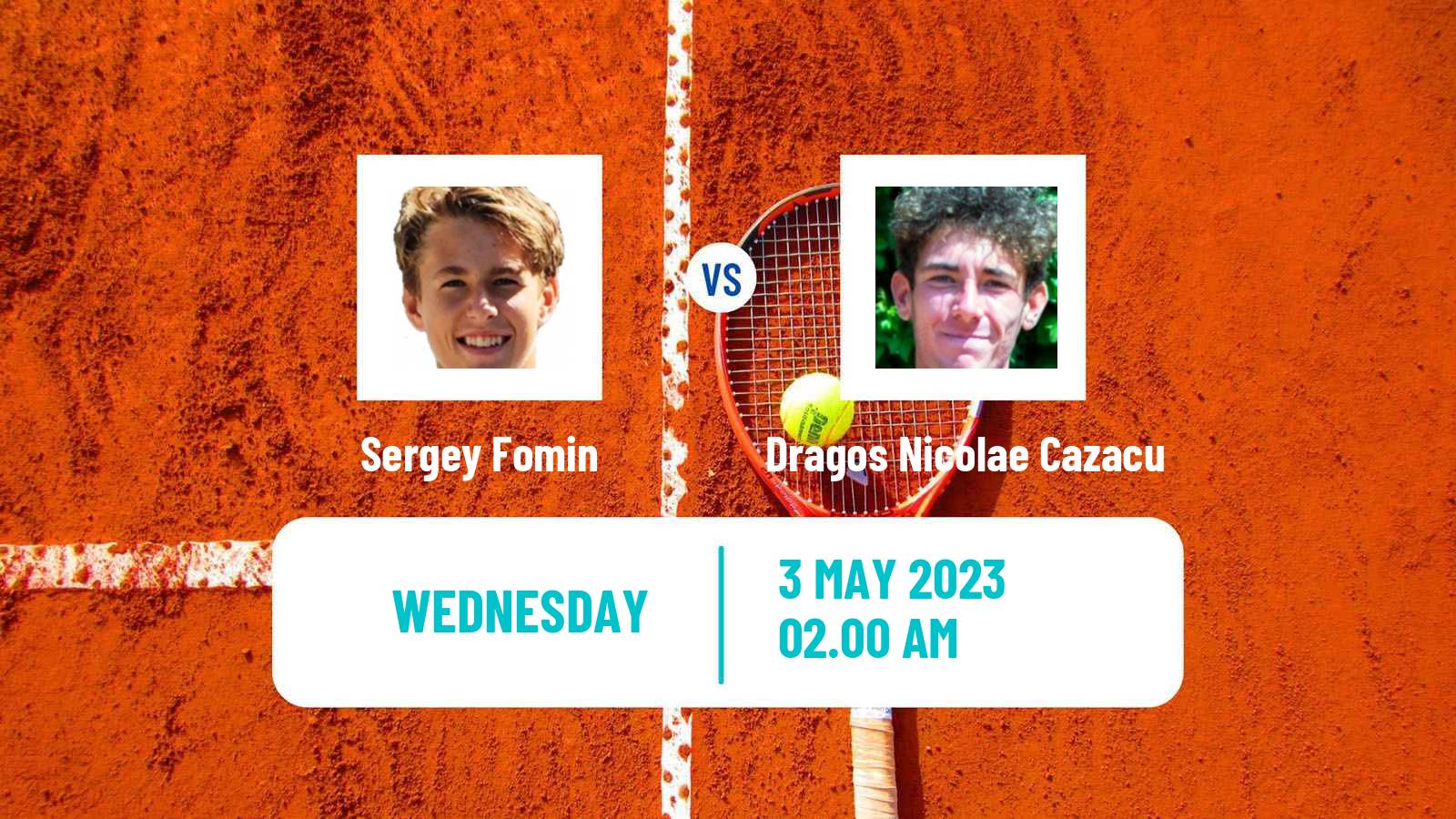 Tennis ITF Tournaments Sergey Fomin - Dragos Nicolae Cazacu