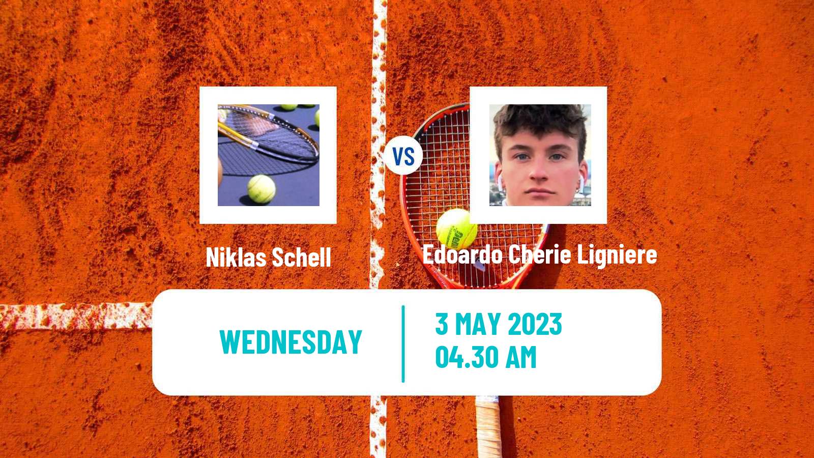 Tennis ITF Tournaments Niklas Schell - Edoardo Cherie Ligniere