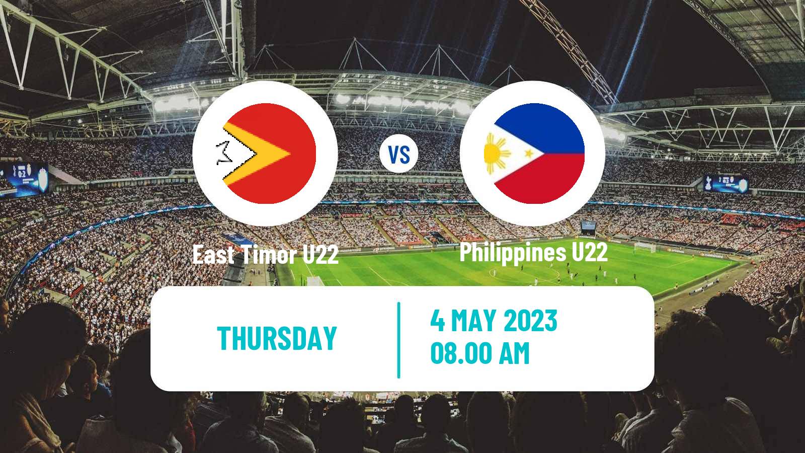 Soccer Southeast Asian Games East Timor U22 - Philippines U22