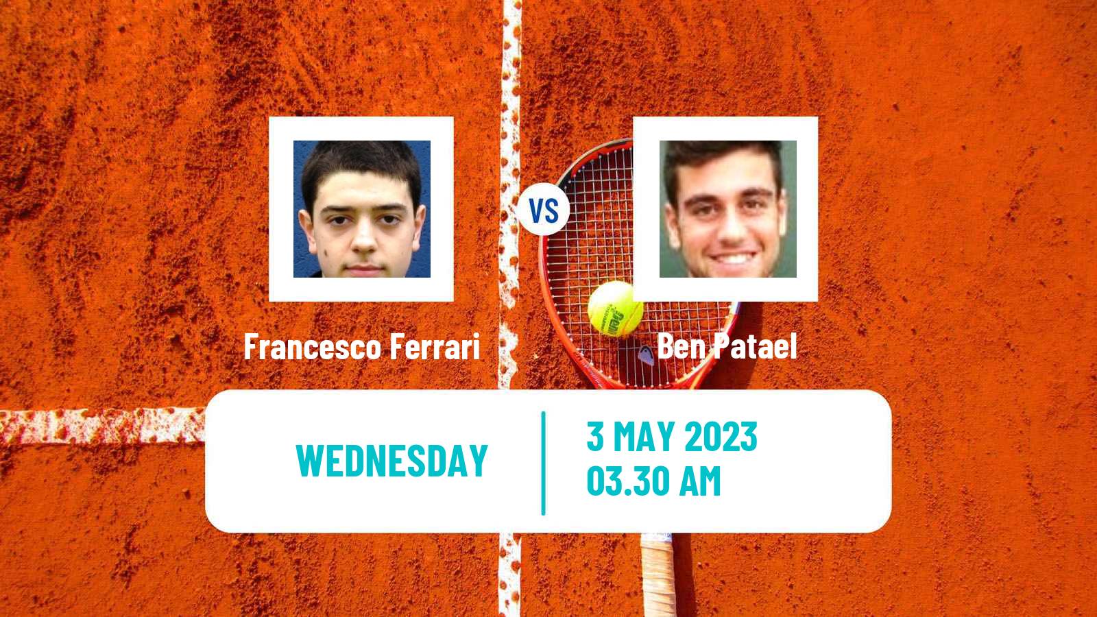 Tennis ITF Tournaments Francesco Ferrari - Ben Patael