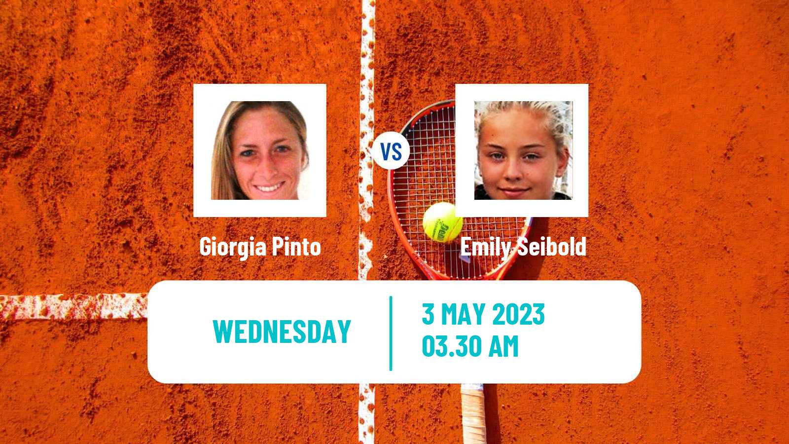 Tennis ITF Tournaments Giorgia Pinto - Emily Seibold