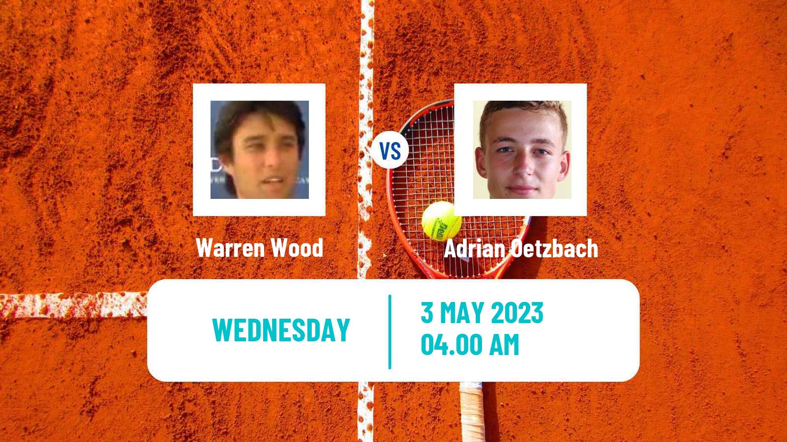 Tennis ITF Tournaments Warren Wood - Adrian Oetzbach